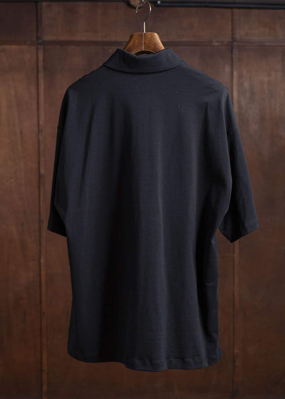 YOKO SAKAMOTO Big PoloYS-25SS-89-BLACK