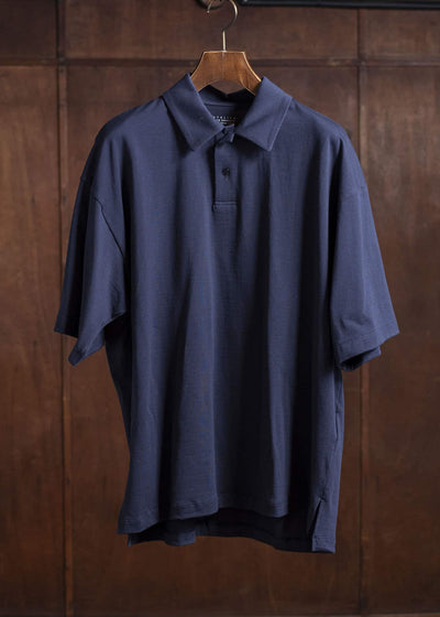 YOKO SAKAMOTO Big PoloYS-25SS-89-NAVY