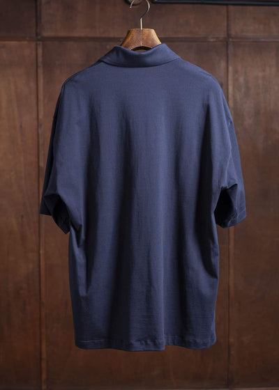 YOKO SAKAMOTO Big PoloYS-25SS-89-NAVY
