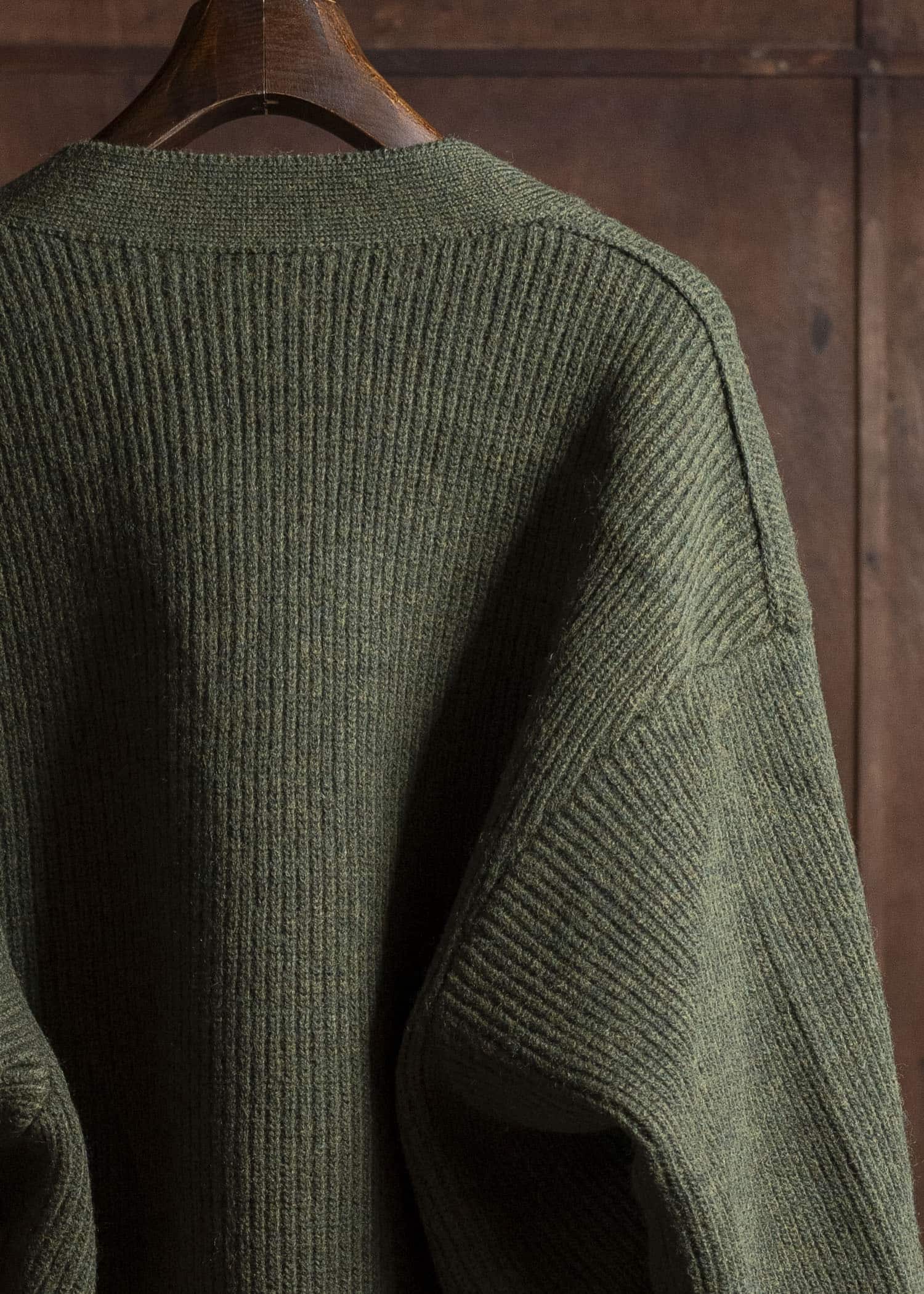 HED MAYNER CARDIGAN HB619-312-MEDIUM GREEN HMMB75089A- HB619