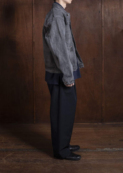 YOKO SAKAMOTO Pleats BlouseYS-25SS-16-SUMI INK