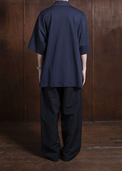 YOKO SAKAMOTO Big PoloYS-25SS-89-NAVY