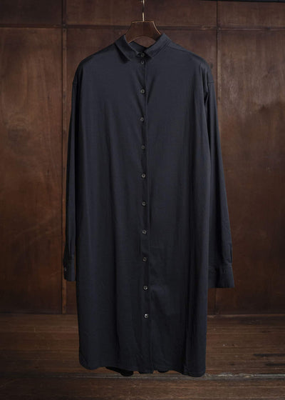 ANN DEMEULEMEESTER フロントバックコットンロングシャツ