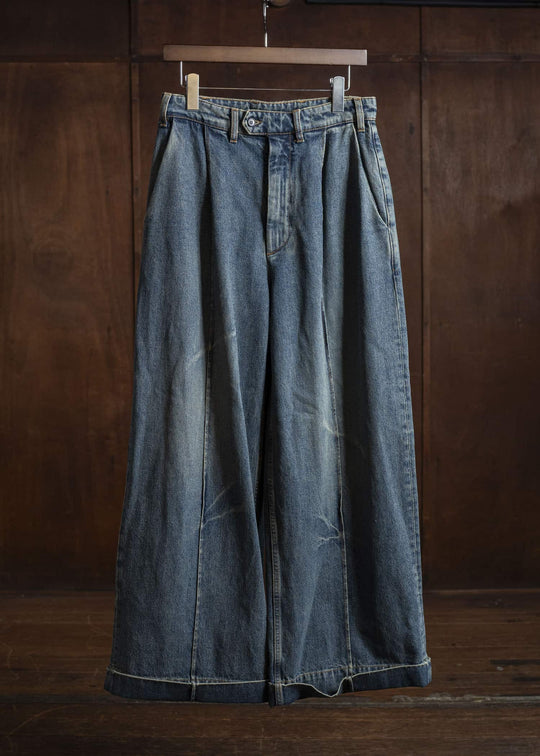 HED MAYNER DENIM PANTS H B251-402-DARK BLUE HMMB67035A- HB251