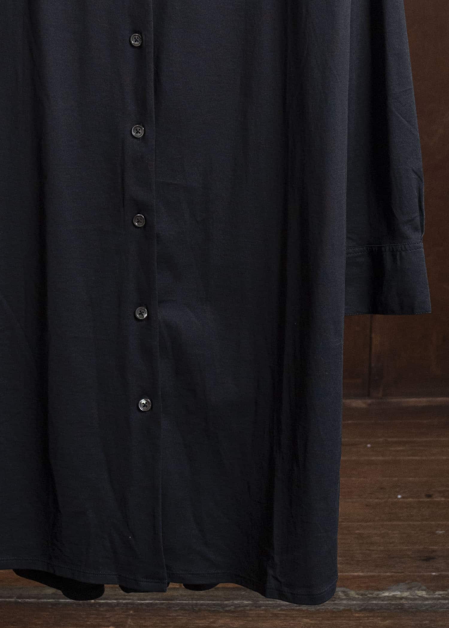ANN DEMEULEMEESTER フロントバックコットンロングシャツ