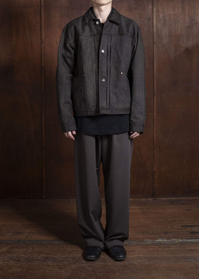 YOKO SAKAMOTO Pleats BlouseYS-25SS-16-KAKISHIBU