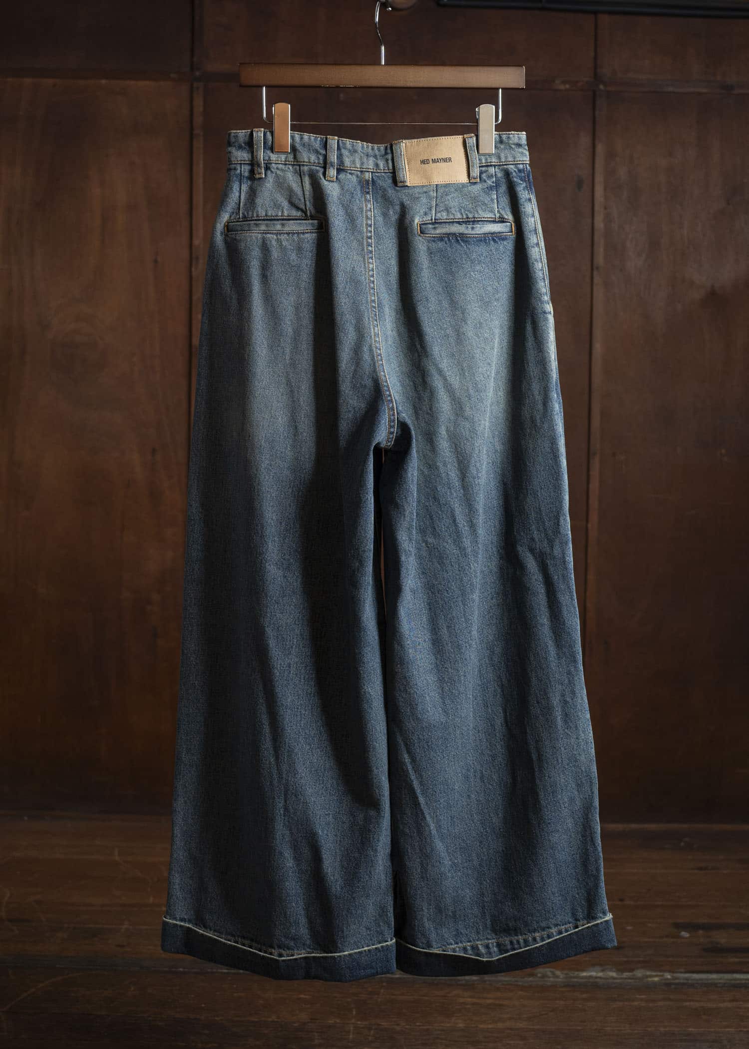 HED MAYNER DENIM PANTS H B251-402-DARK BLUE HMMB67035A- HB251