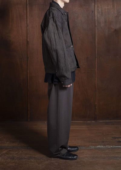 YOKO SAKAMOTO Pleats BlouseYS-25SS-16-KAKISHIBU