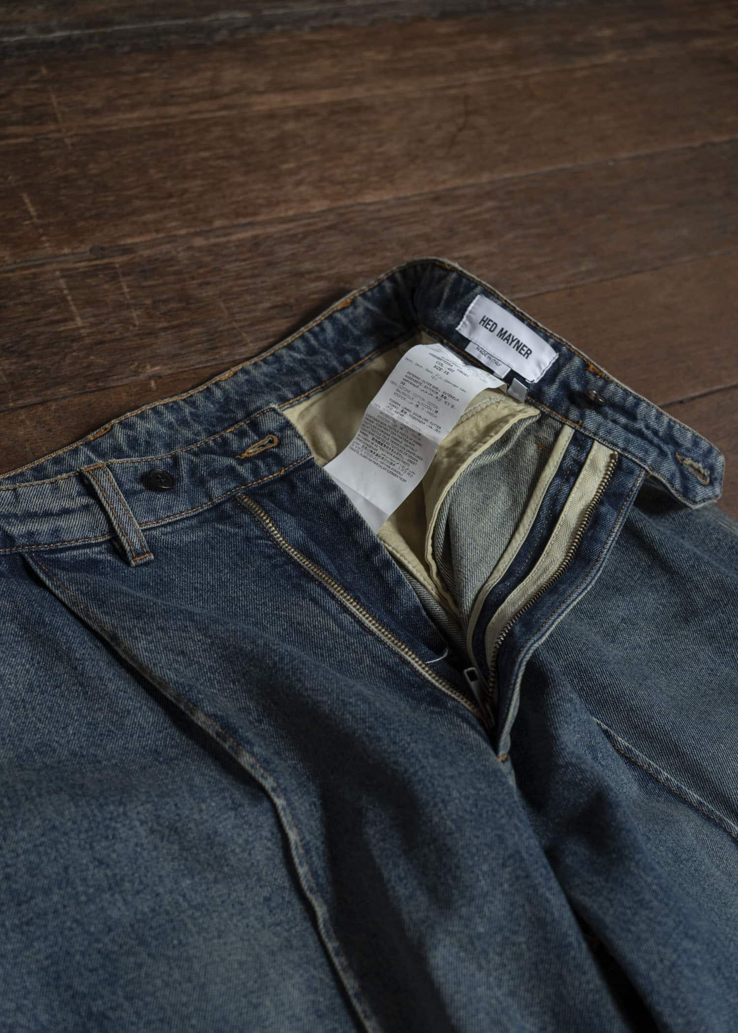 HED MAYNER DENIM PANTS H B251-402-DARK BLUE HMMB67035A- HB251