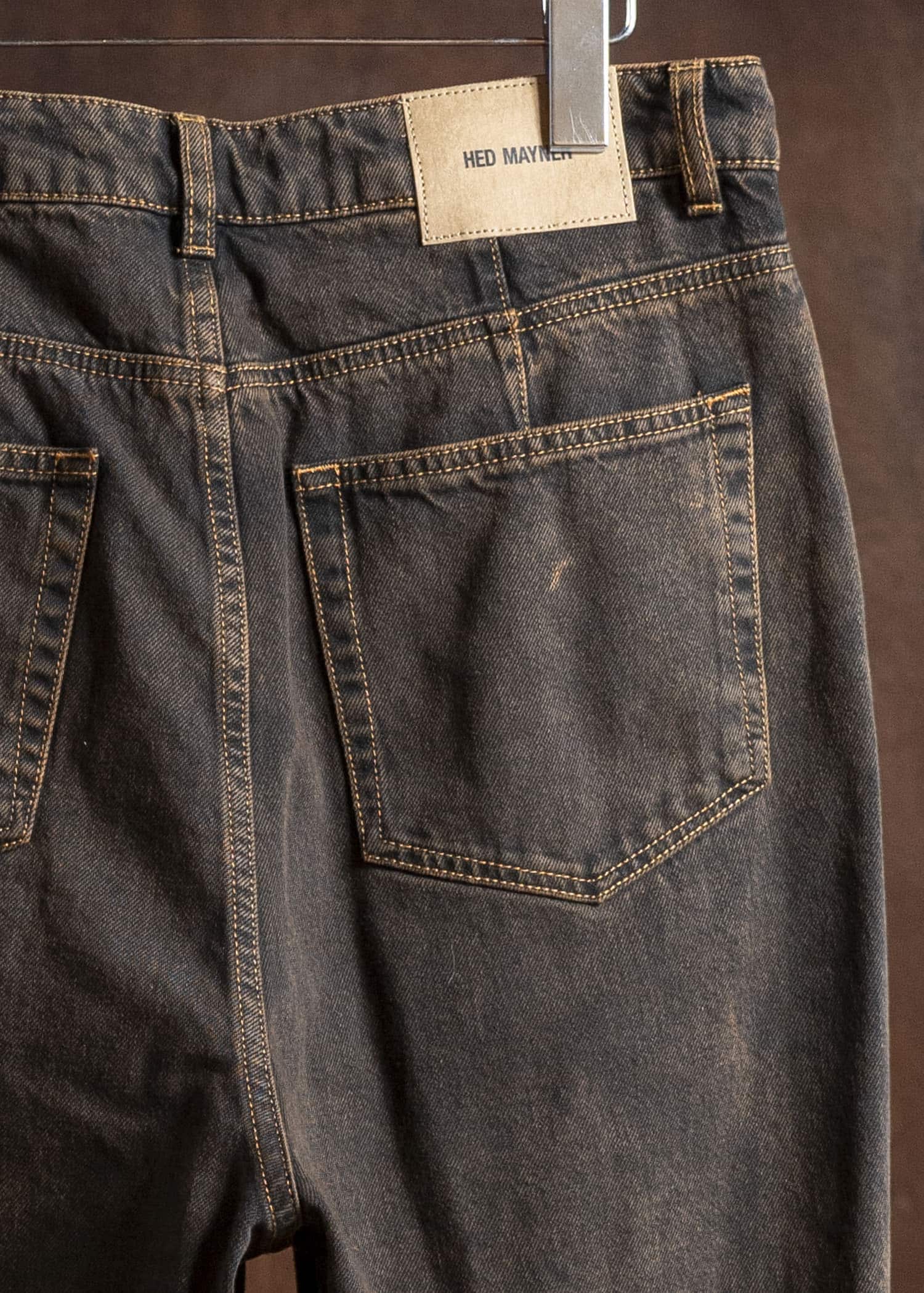 HED MAYNER DENIM PANTS H B252- 200-BROWN HMMB67021A- HB252