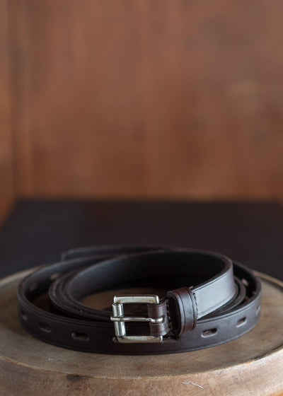 HED MAYNER BELT WITH EYELETS Brown HMMY77003A-HY801
