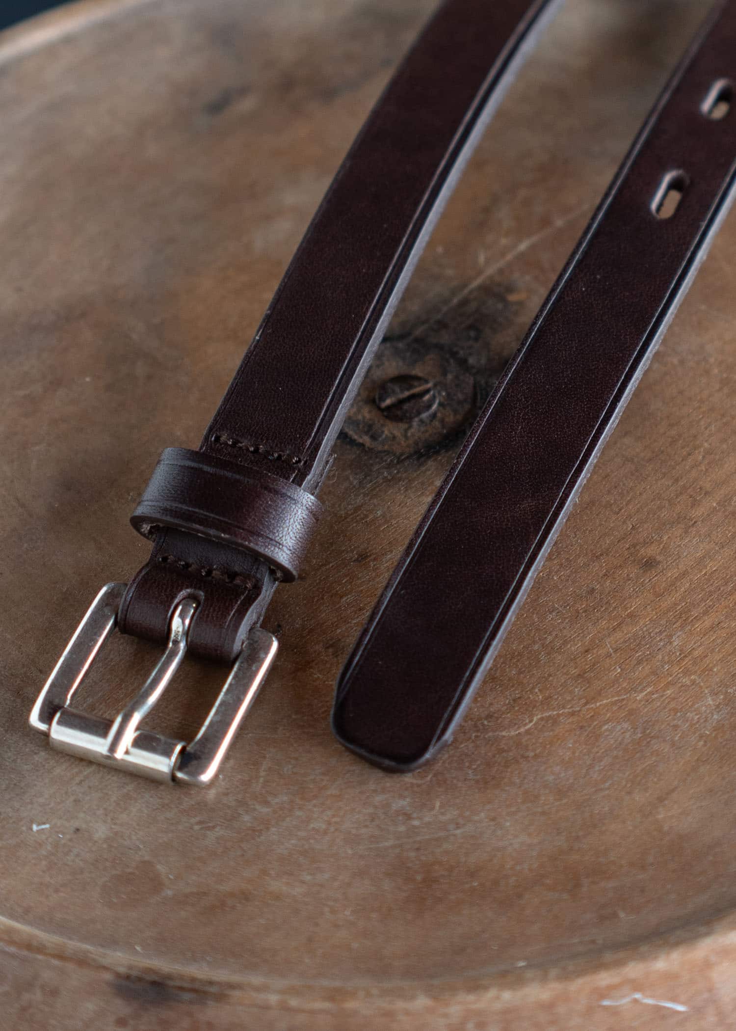HED MAYNER BELT WITH EYELETS Brown HMMY77003A-HY801