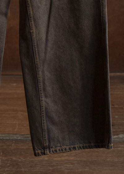 HED MAYNER DENIM PANTS H B252- 200-BROWN HMMB67023A- HB252