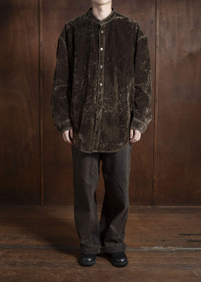 HED MAYNER DENIM PANTS H B252- 200-BROWN HMMB67023A- HB252