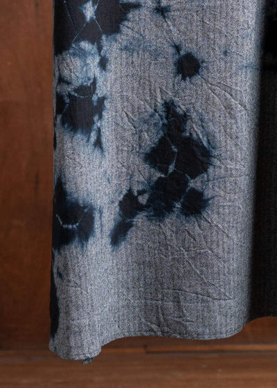 SUZUSAN Wool Cashmere Herri Ngbone Wrap Skirt Black X Black, 5467 6018WNK-011-1010