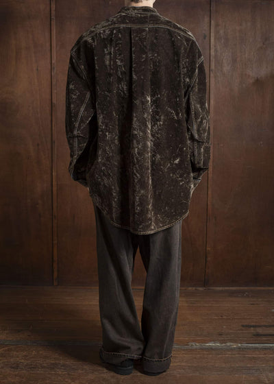 HED MAYNER DENIM PANTS H B252- 200-BROWN HMMB67023A- HB252