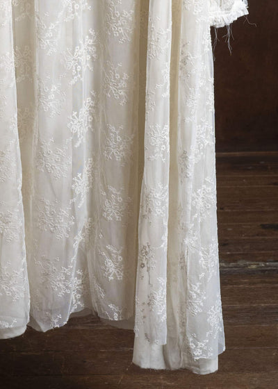 Peng Tai Lace Blouse Dress Beige PW25C02-1