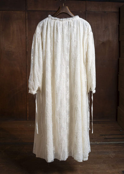 Peng Tai Lace Blouse Dress Beige PW25C02-1