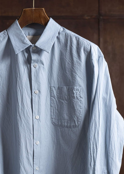 YOKO SAKAMOTO Regular Collar ShirtYS-25SS-71-SKY BLUE