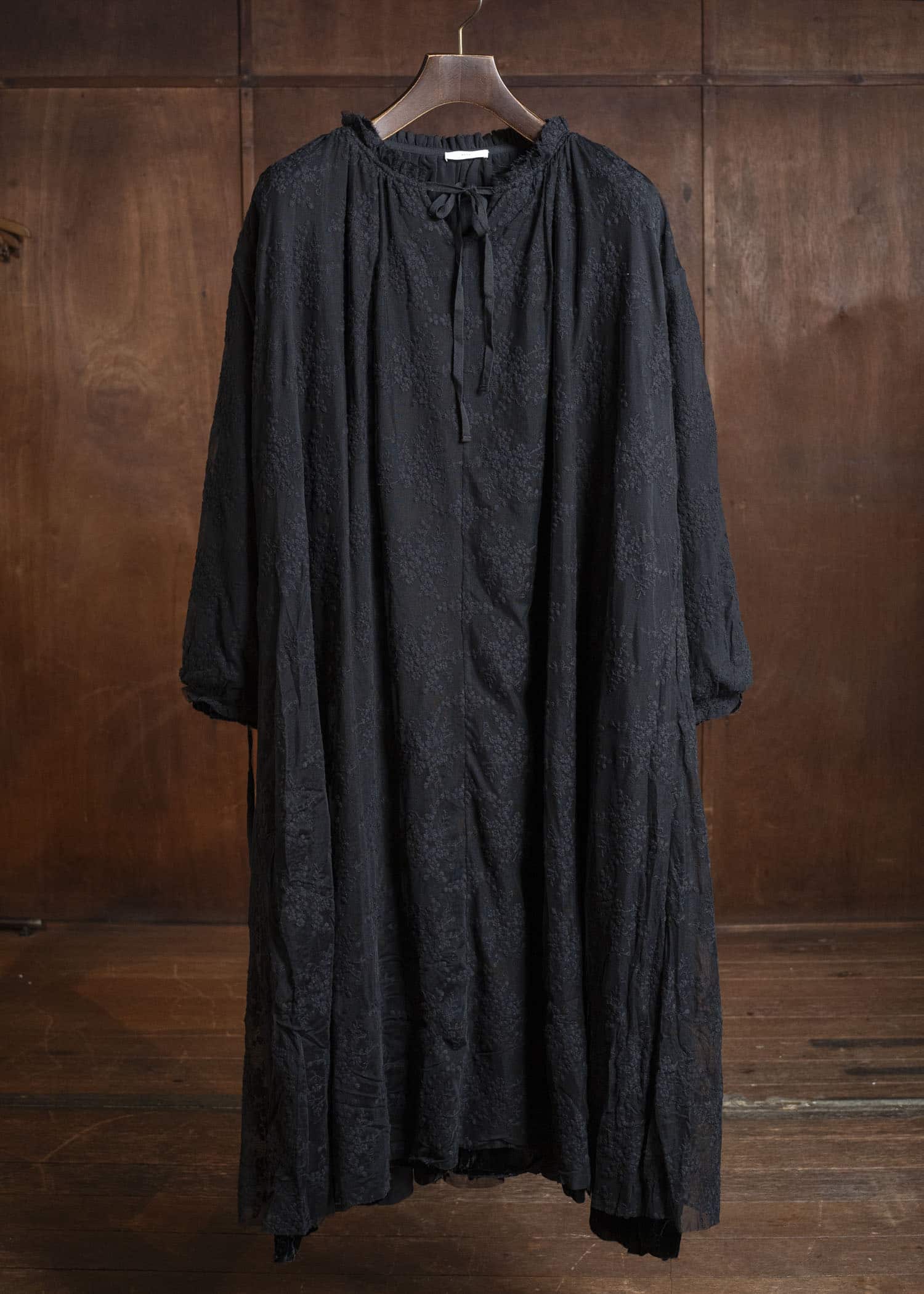 Peng Tai Lace Blouse Dress Black PW25C02-2