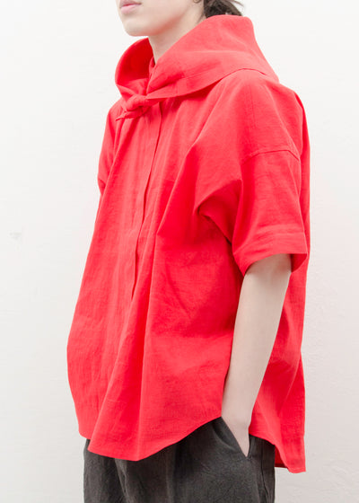 JAN-JAN VAN ESSCHE "SCARF#26"POPPY COARSE HEMP/COTTON