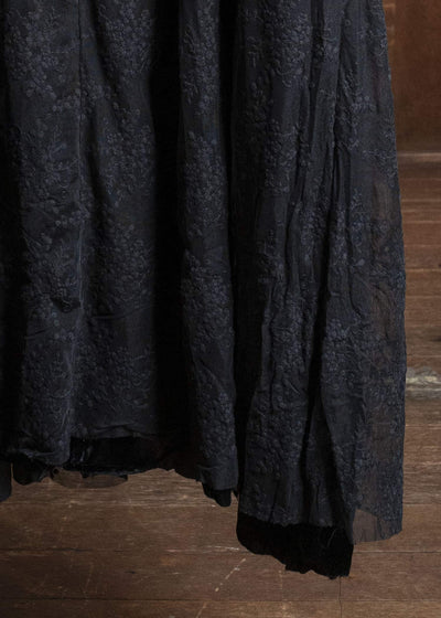 Peng Tai Lace Blouse Dress Black PW25C02-2