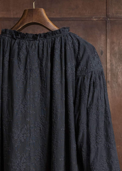 Peng Tai Lace Blouse Dress Black PW25C02-2