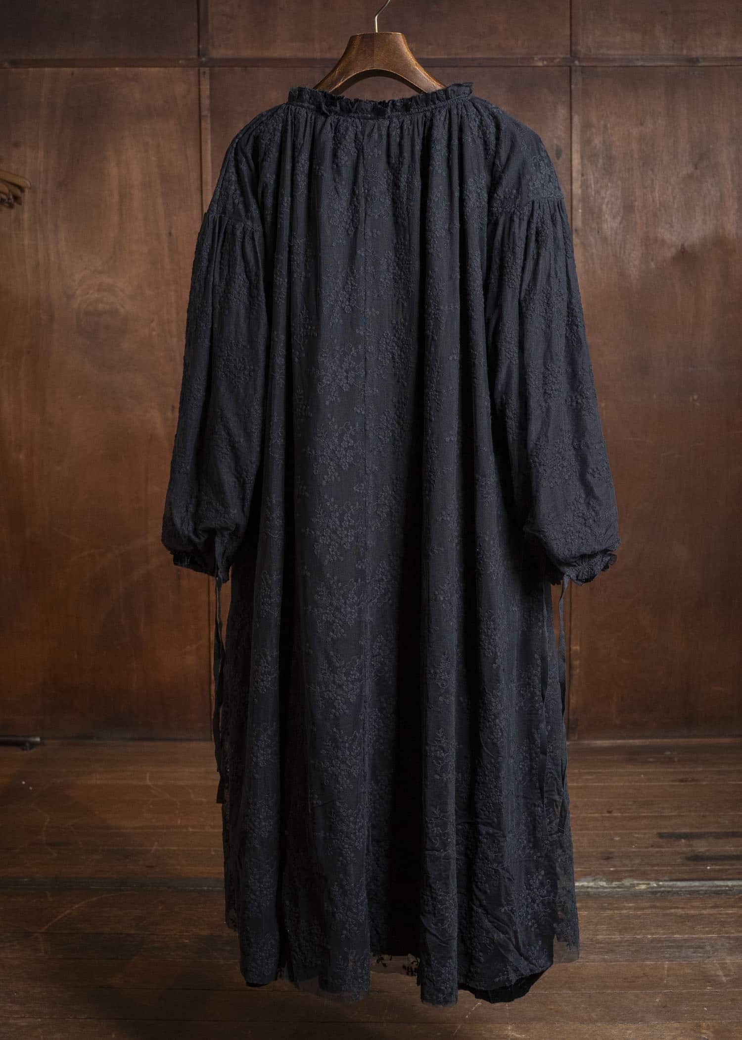 Peng Tai Lace Blouse Dress Black PW25C02-2