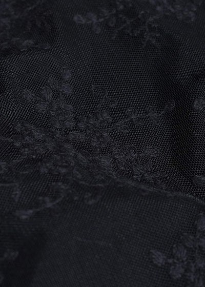 Peng Tai Lace Blouse Dress Black PW25C02-2