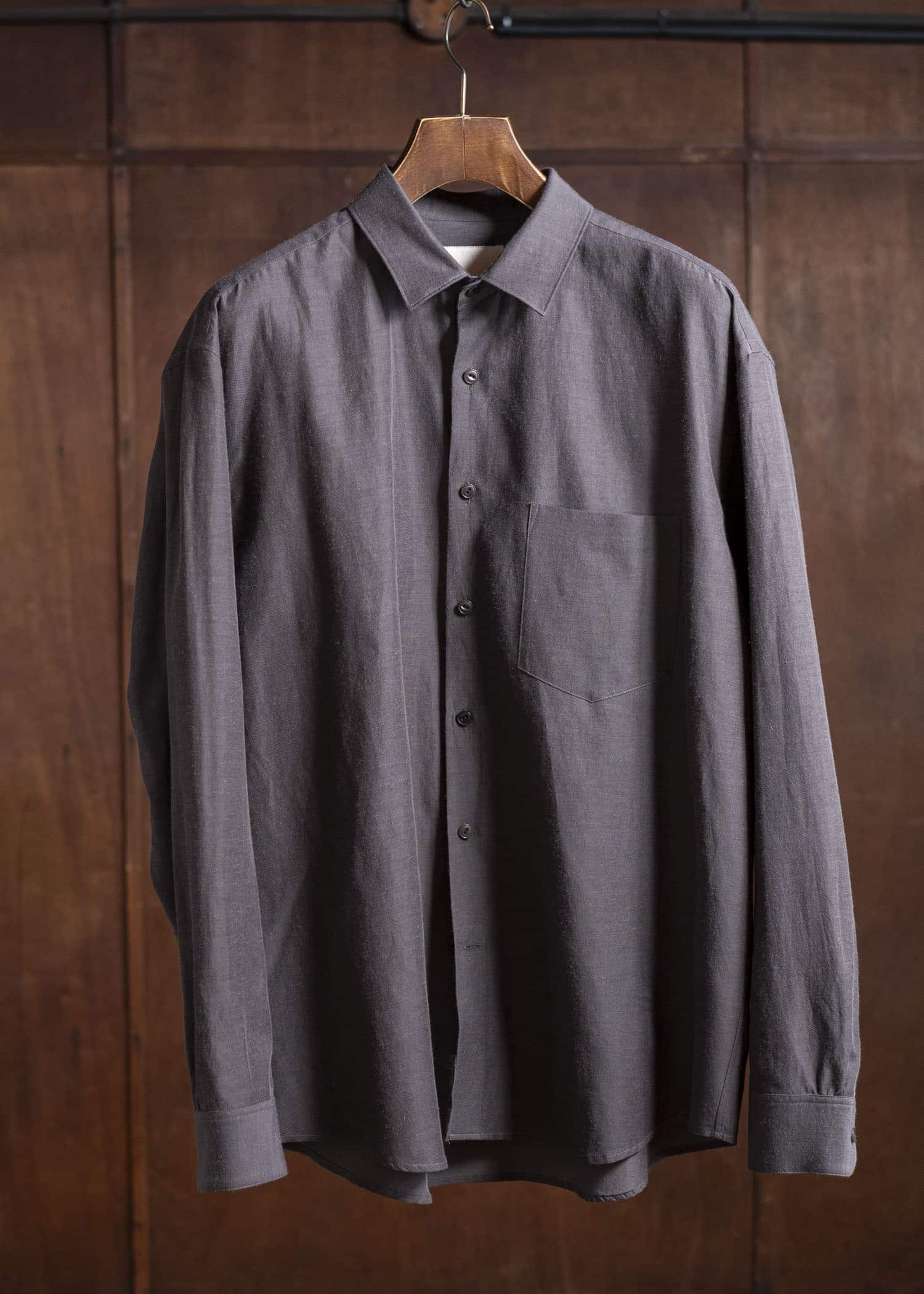 YOKO SAKAMOTO Fit ShirtYS-25SS-44-BROWN