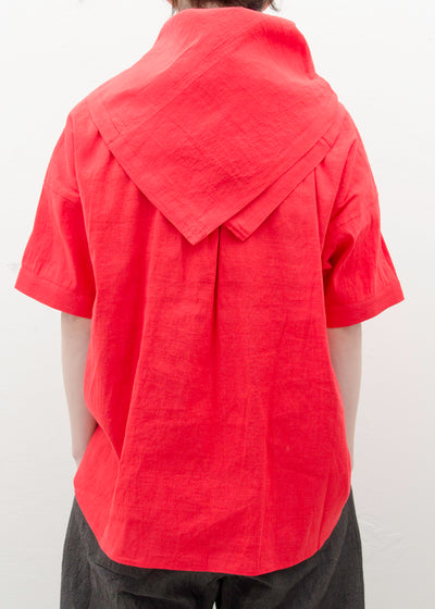 JAN-JAN VAN ESSCHE "SCARF#26"POPPY COARSE HEMP/COTTON