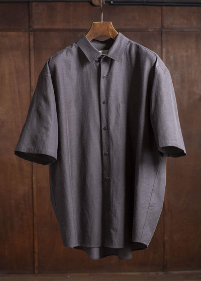 YOKO SAKAMOTO Fit S/S ShirtYS-25SS-45-BROWN