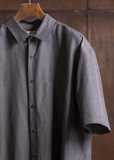 YOKO SAKAMOTO Fit S/S ShirtYS-25SS-45-BROWN