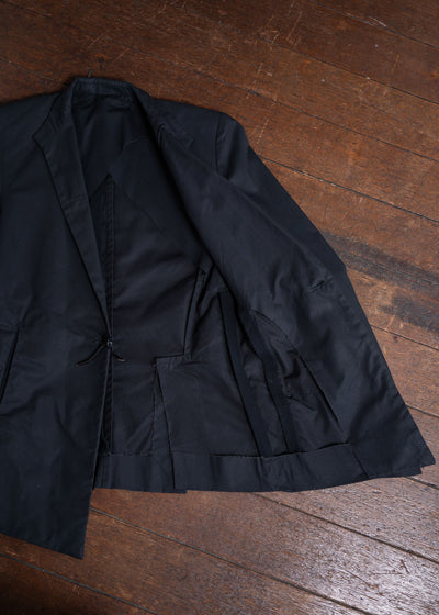 boris bidjan saberi cotton kimono collar jacket