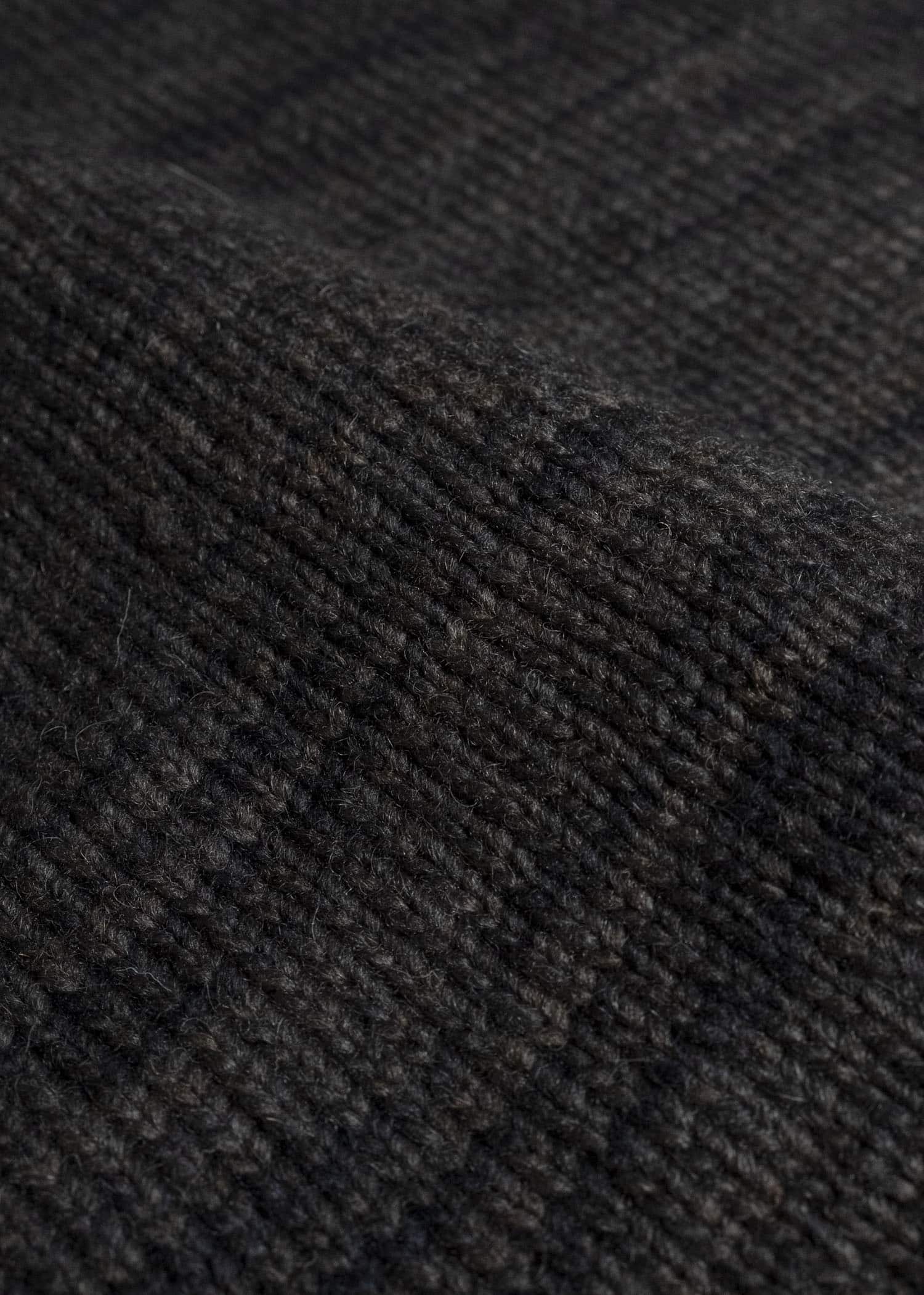 MARK.S MS0087 HAND KNIT CREW NECK LOGWOOD