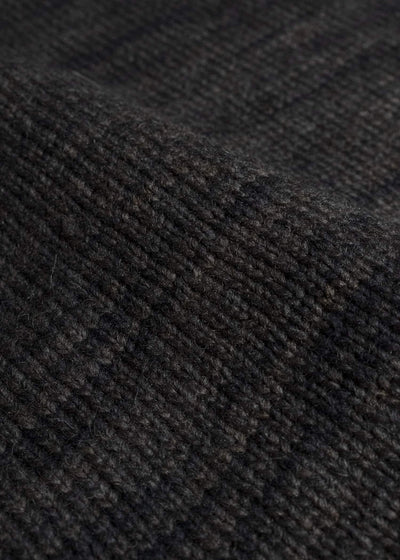 MARK.S MS0087 HAND KNIT CREW NECK LOGWOOD