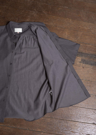 YOKO SAKAMOTO Fit S/S ShirtYS-25SS-45-BROWN