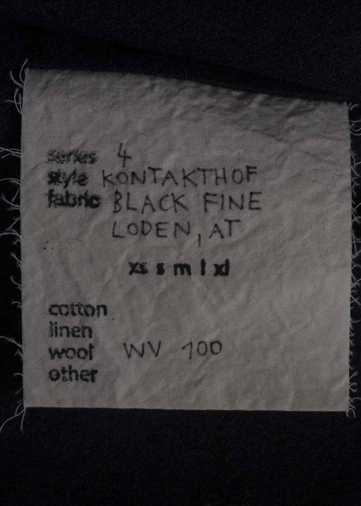 unkruid kontakthof black fine loden