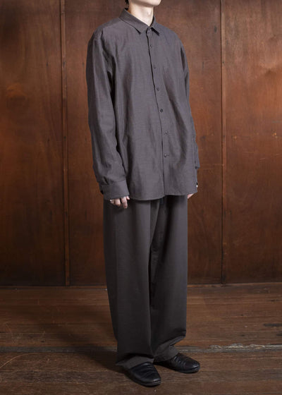 YOKO SAKAMOTO Fit ShirtYS-25SS-44-BROWN