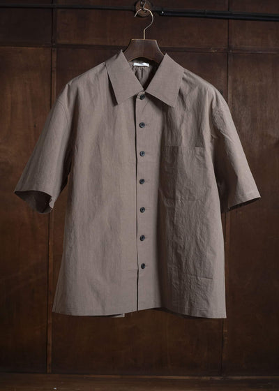 Peng Tai Sl Shirt Mossy Brown PS26M02-2