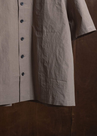 Peng Tai Sl Shirt Mossy Brown PS26M02-2