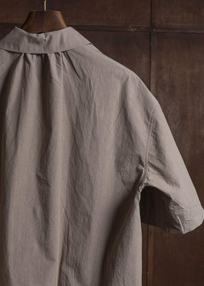 Peng Tai Sl Shirt Mossy Brown PS26M02-2