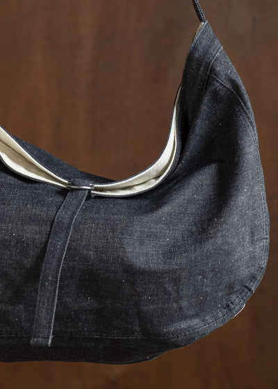 Taiga Takahashi Newsboy Bag Denim Lot.004 Raw Indigo