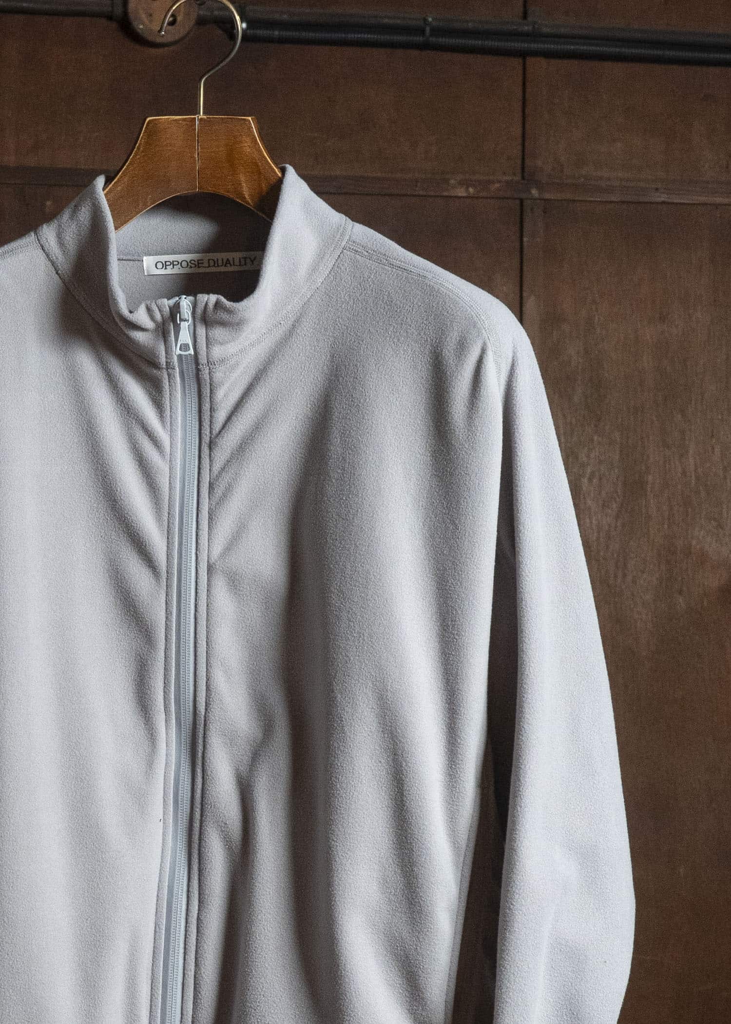 OPPOSE DUALITY LIMITED-26AW Zip Top Wave Fleece （V.O.F別注） Gray