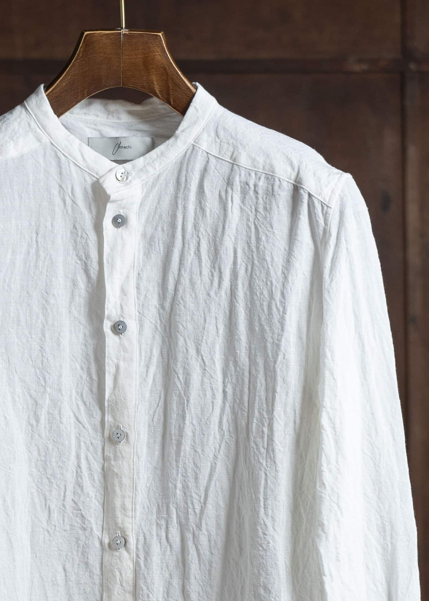 amachi. Side Slit Shirt AY00-7-3 Off White