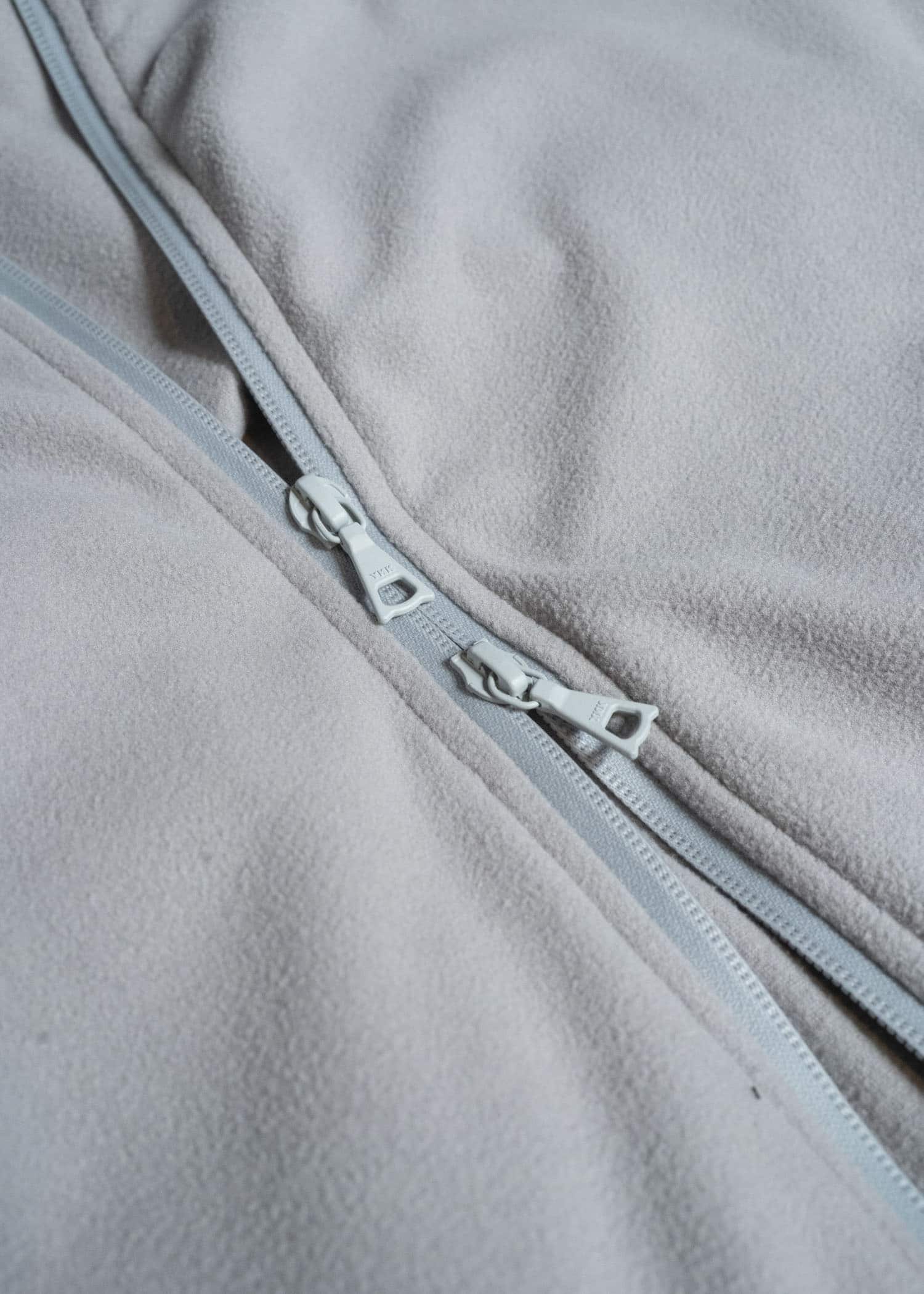 OPPOSE DUALITY LIMITED-26AW Zip Top Wave Fleece （V.O.F別注） Gray