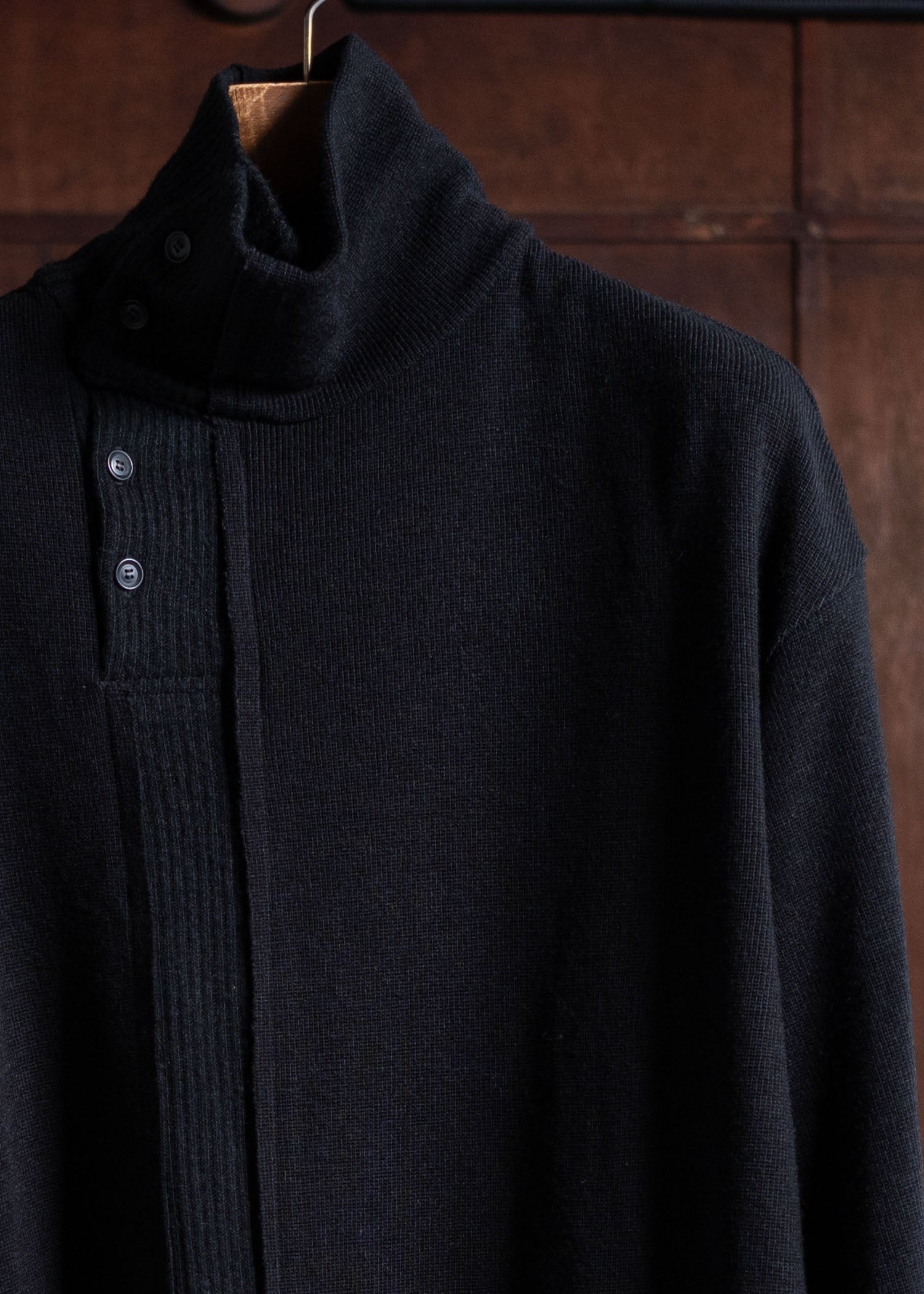 YOHJI YAMAMOTO POUR HOMME  20AW High Neck Loose Fit Knit