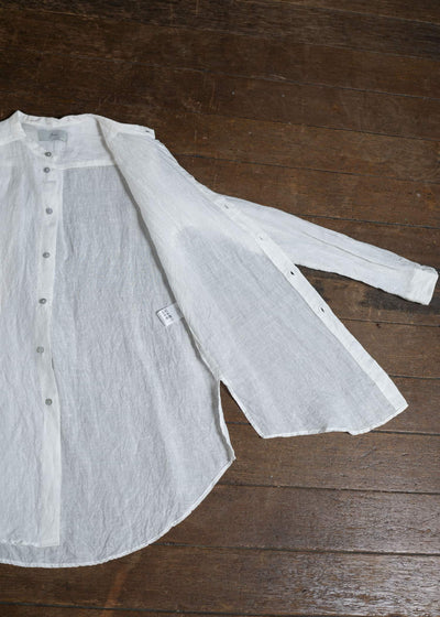 amachi. Side Slit Shirt AY00-7-3 Off White