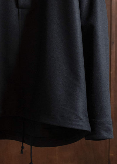 unkruid hutten shirt black fine loden