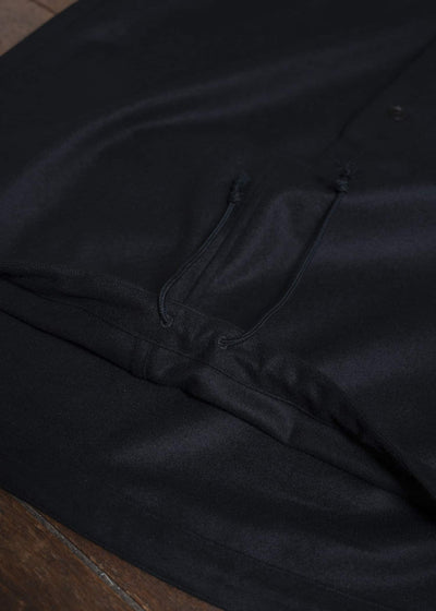 unkruid hutten shirt black fine loden
